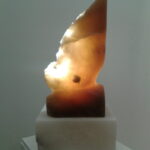 preparing to leave – carving in alabaster
