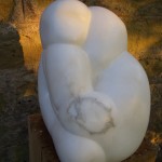 ‘As One’ sculpture carved in alabaster stone