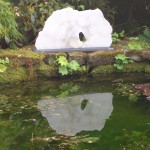 ‘Heart Sutra’ sculpture carved in alabaster