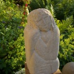 ‘Friends’ stone carving in ancaster limestone