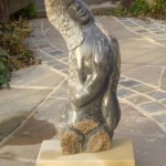 ‘Entranced’ sculpture carved in soapstone